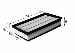 CLEAN FILTERS Õhufilter MA1311